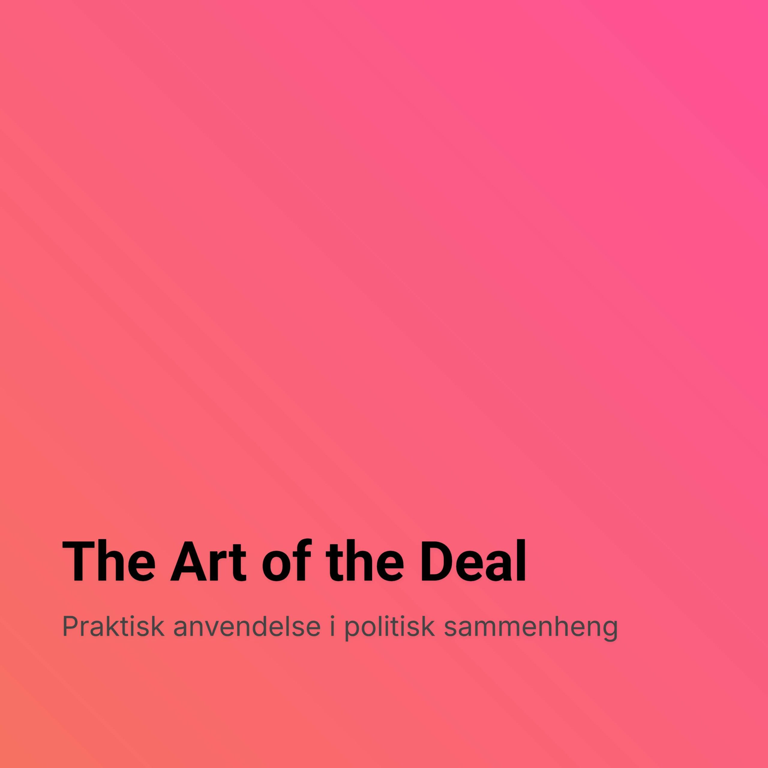 The Art of the Deal episode artwork